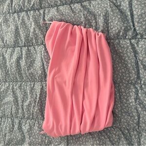 zara strapless top